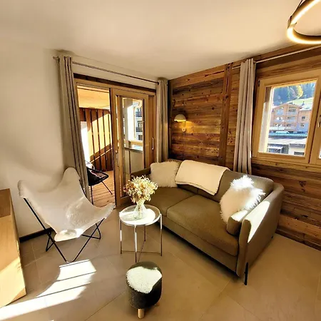 Moderne 4 Pers Avec Balcon Et Parking Aux Gets - Fr-1-598-179 Les Gets